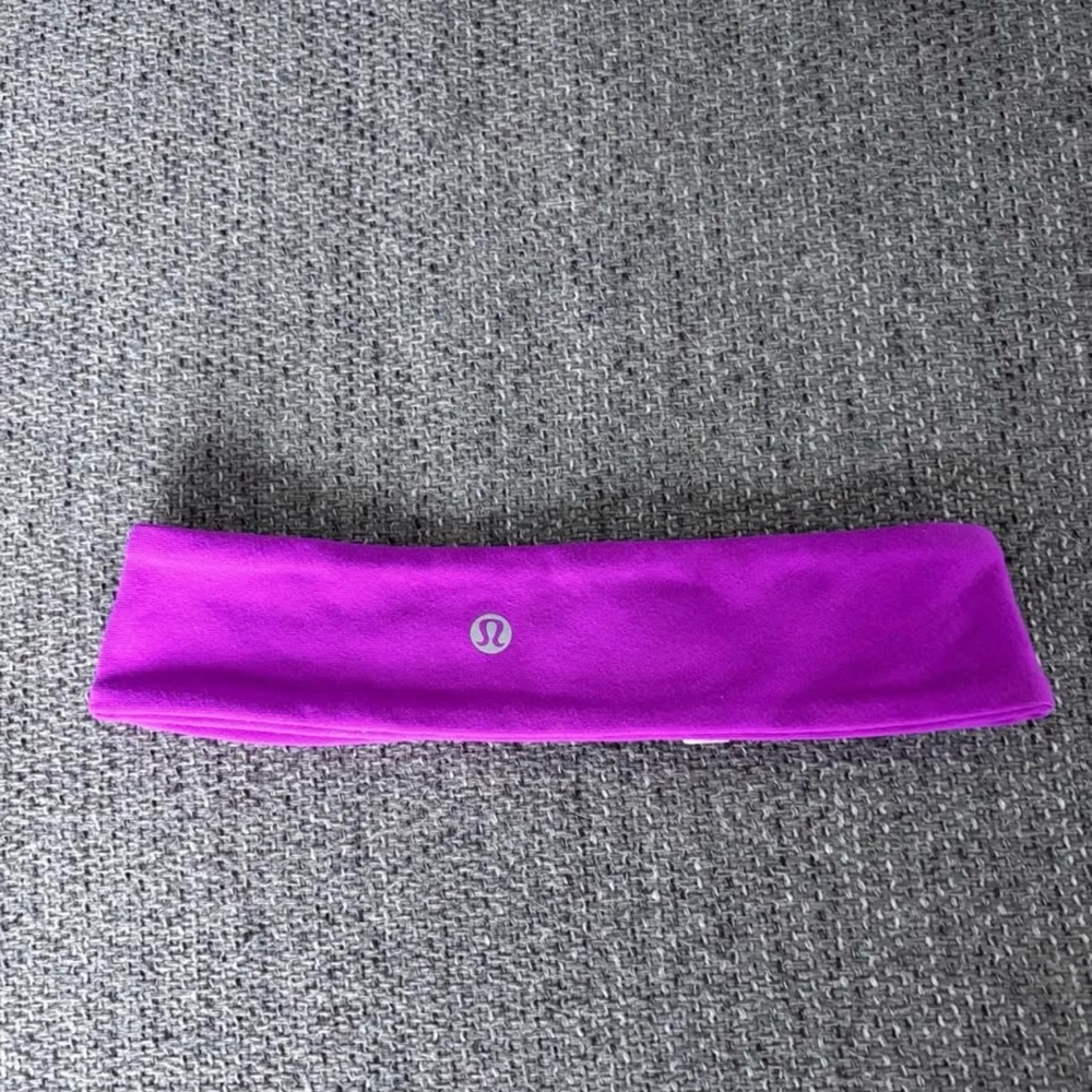 Lululemon Pink Fleece Headband